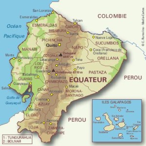 Carte Equateur