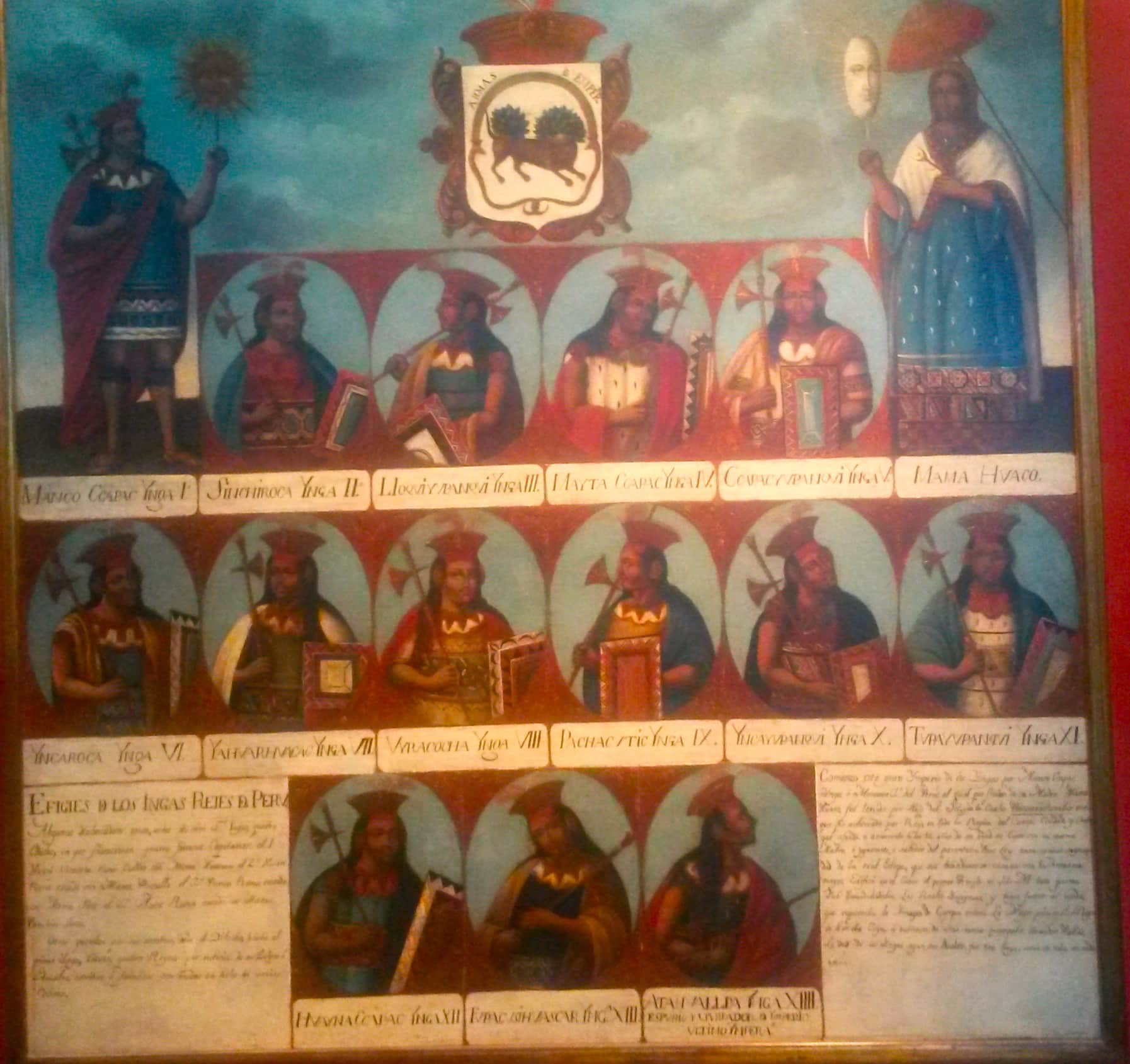 Genealogie Empereurs Incas