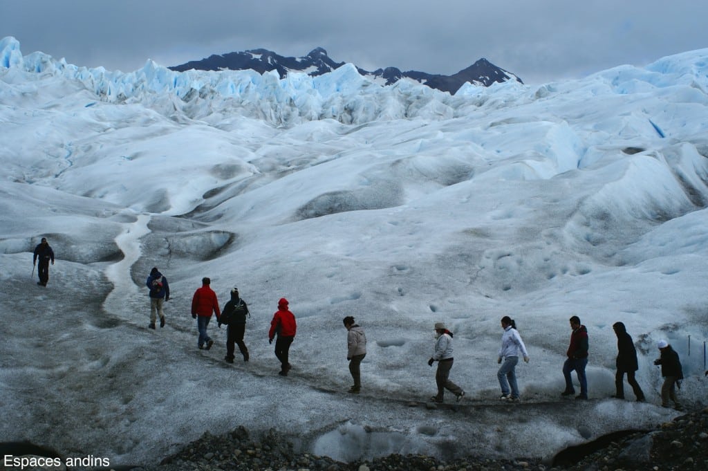 Départ de la marche sur le glacier  Photo : Espaces andins