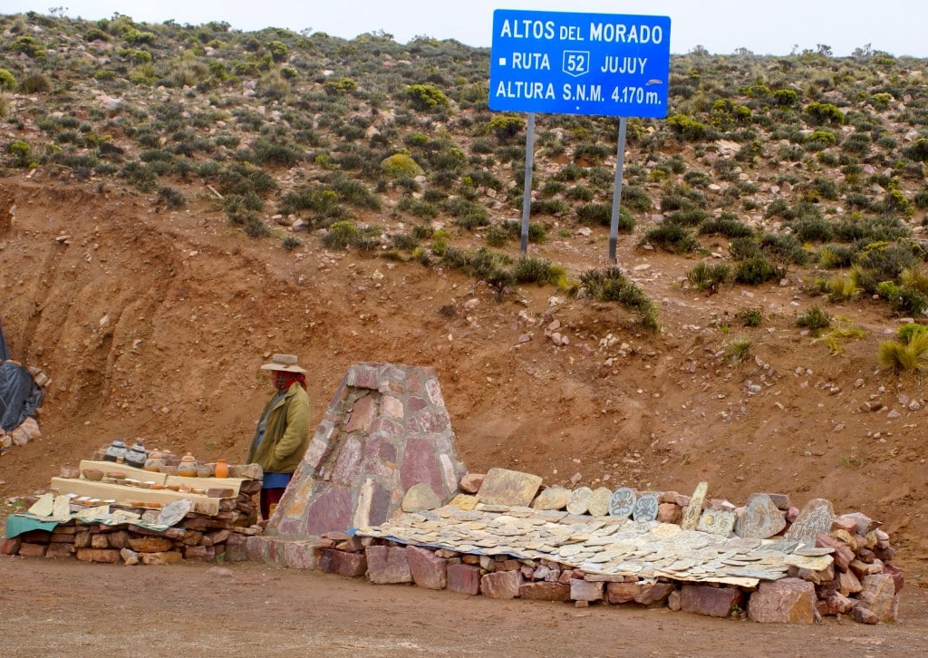 La route 52 en allant à Salinas Grandes, passage des 4000 m Photo : Espaces andins
