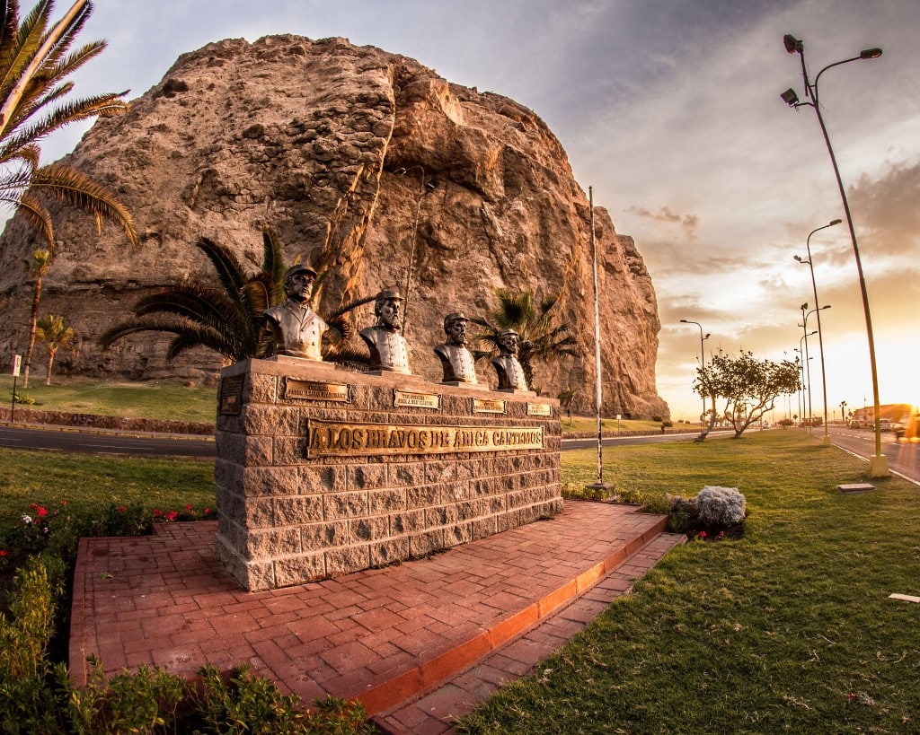Bataille d'Arica Monument des héros de la guerre à Arica, Chili