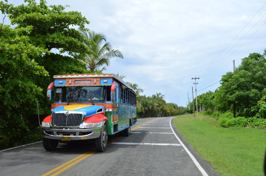 Colombie-route-camion