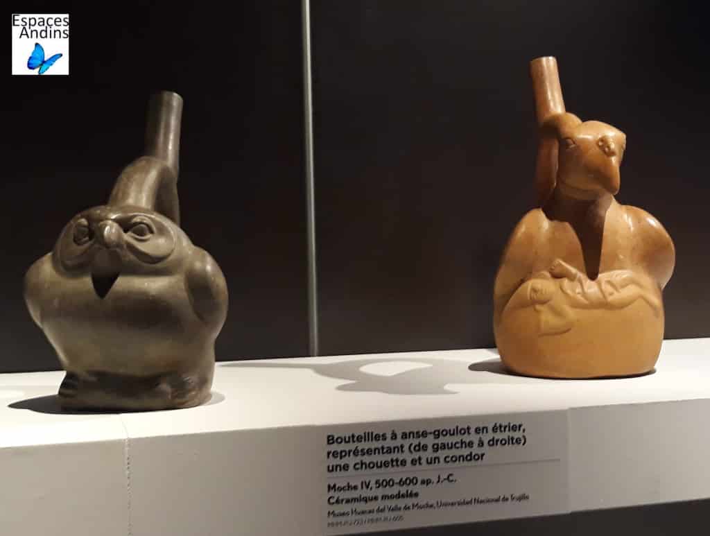 Bouteille représentant une chouette et un condor // Musée du Quai Branly - Jacques Chirac