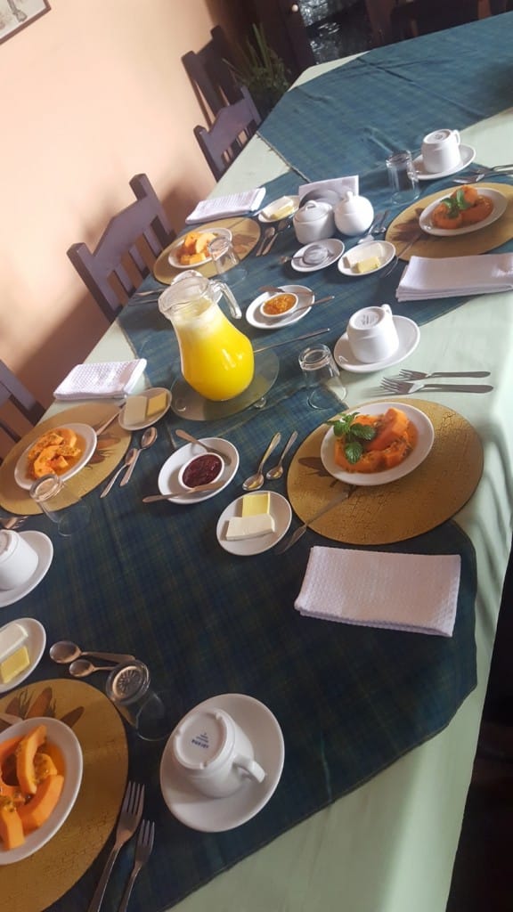 Finca Colombie petit dejeuner
