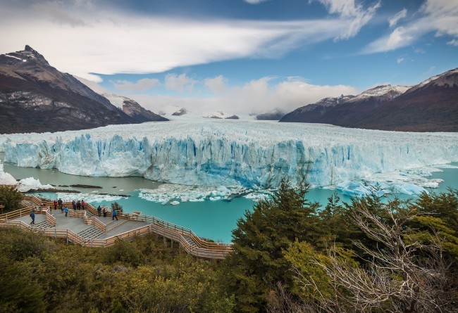 Le Glacier Perito Moreno En Patagonie