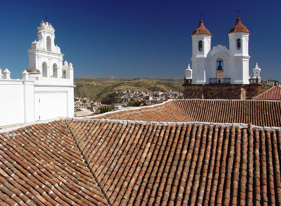 Vue des toits de Sucre, Bolivie Crédit photo : Adam Jones/Flickr