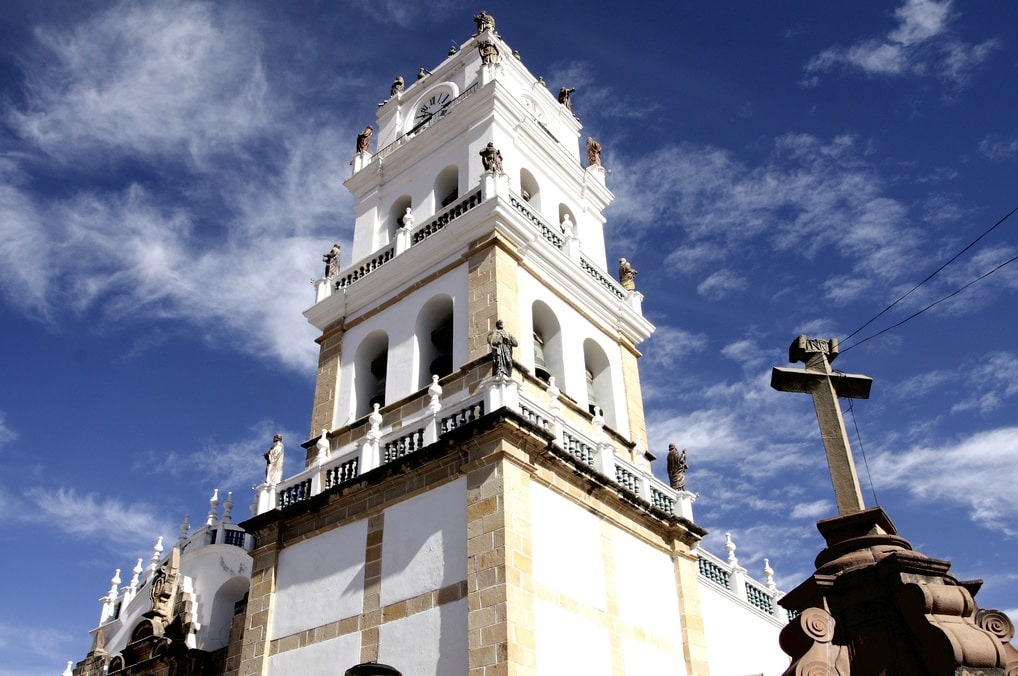 La cathedrale de Sucre, Bolivie. Crédit photo : Jean Francois Gornet / Flickr