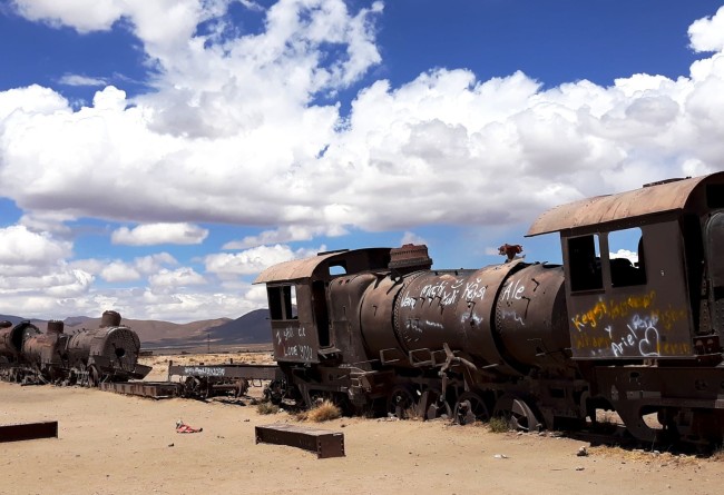 Cimetiere Des Trains, Uyuni, Voyage Bolivie