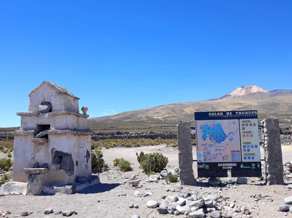 Vue sur le volcan Thunupa, Bolivie Photo : Espaces Andins