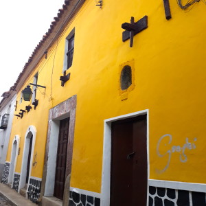 Facade Colorée Potosi, Bolivie