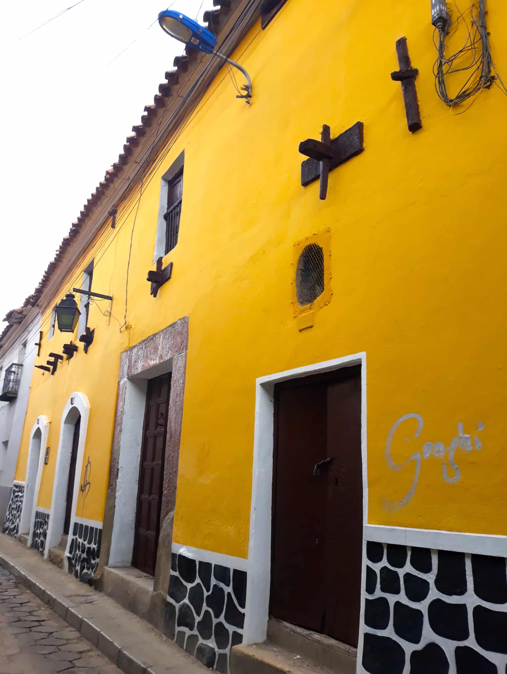 Facade Colorée Potosi, Bolivie