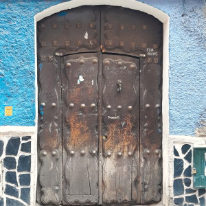 Porte En Bois, Rue De Potosi, Bolivie