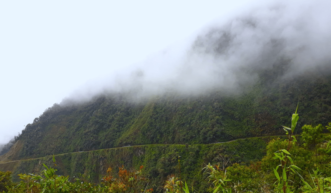 En Bolivie, sur la route de la mort ou de los yungas