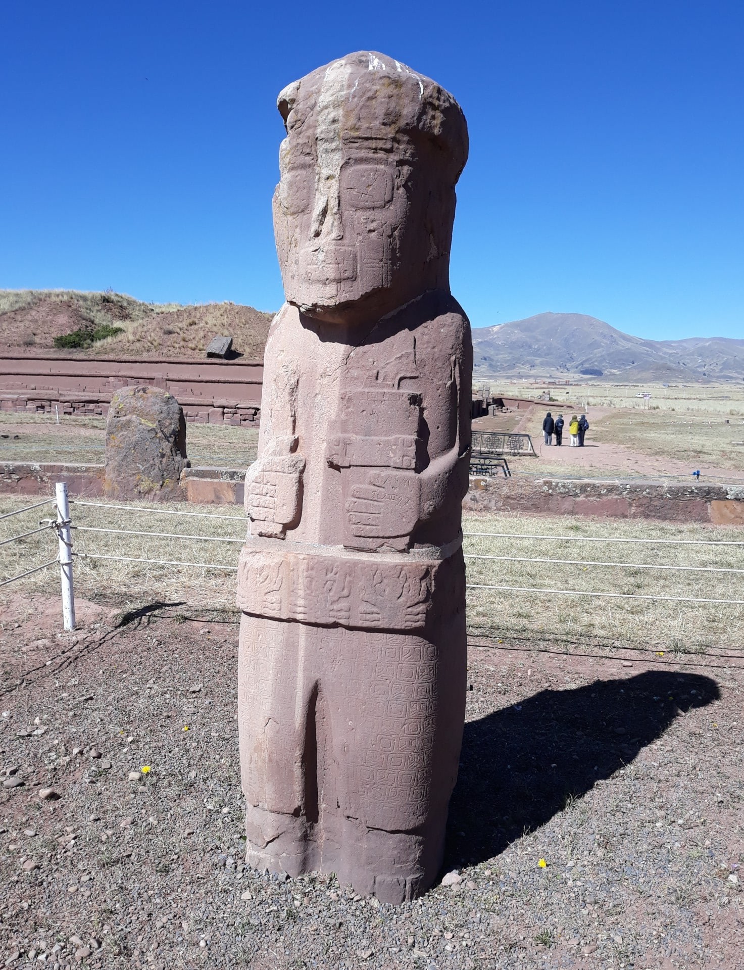 Le Monolithe à Tiwanaku, Bolivie