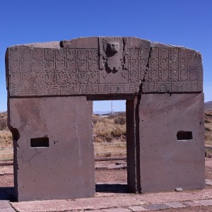 La Porte Du Soleil, à Tiwanaku En Bolivie