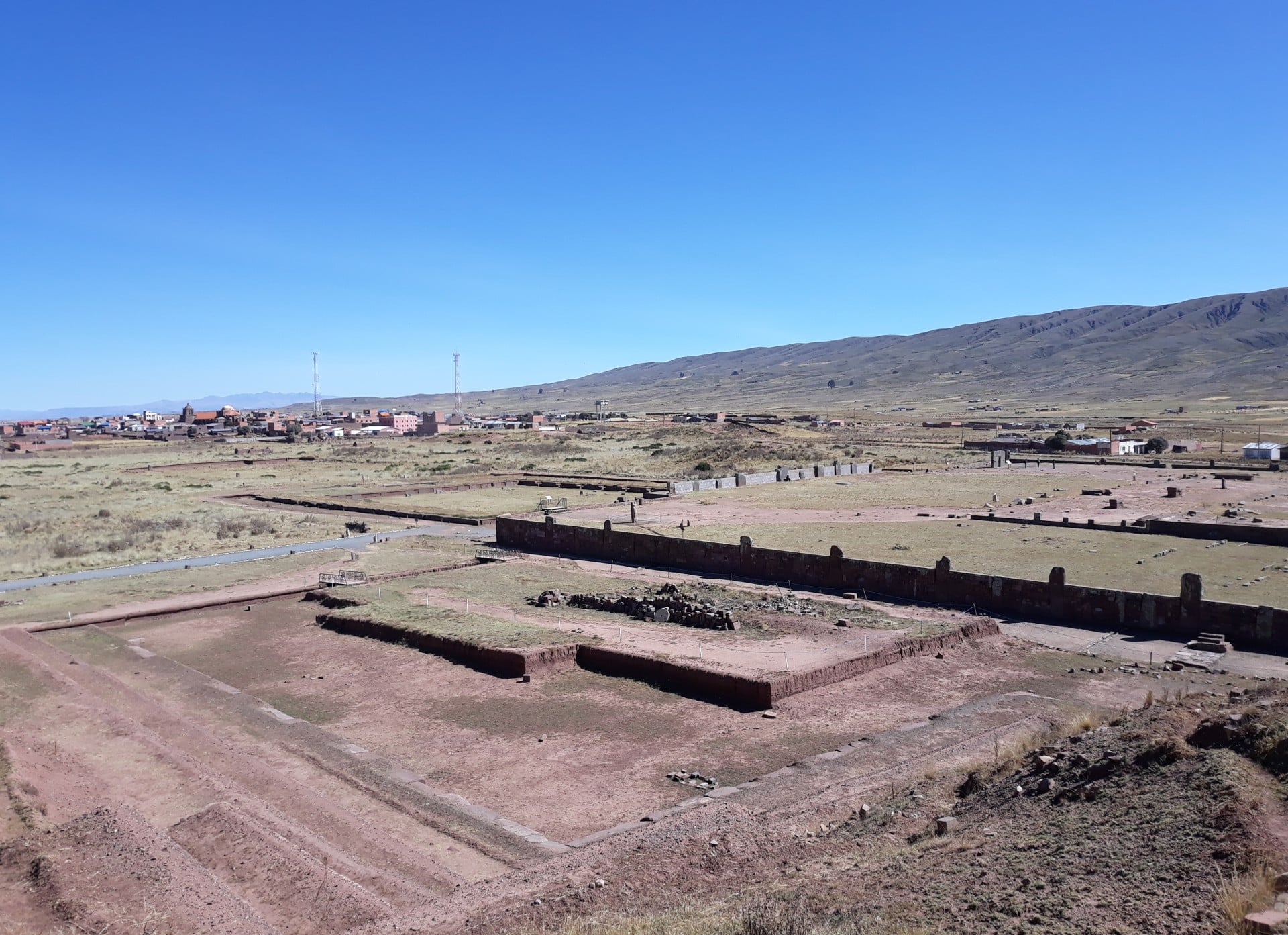 Pyramide Akapana, Tiwanaku, Bolivie