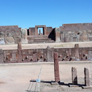 Le Temple Sous Terrain, Tiwanaku, Bolivie